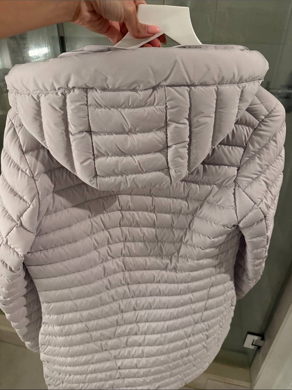 lululemon athletica Pale Blush Quilted Hooded Puffer Coat - Picture 5 of 5